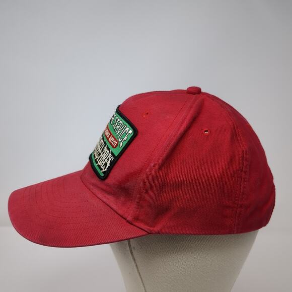 Plaza Tire Service We Sell Tires Snapback Cap Red One Size Adjustable Mohr's - Picture 3 of 10
